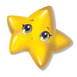 6x6 Die-Cut Sticker: <br>Little Star
